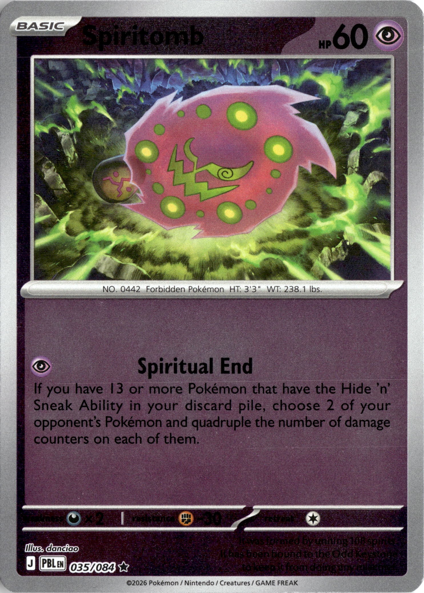 Spiritomb graded slab