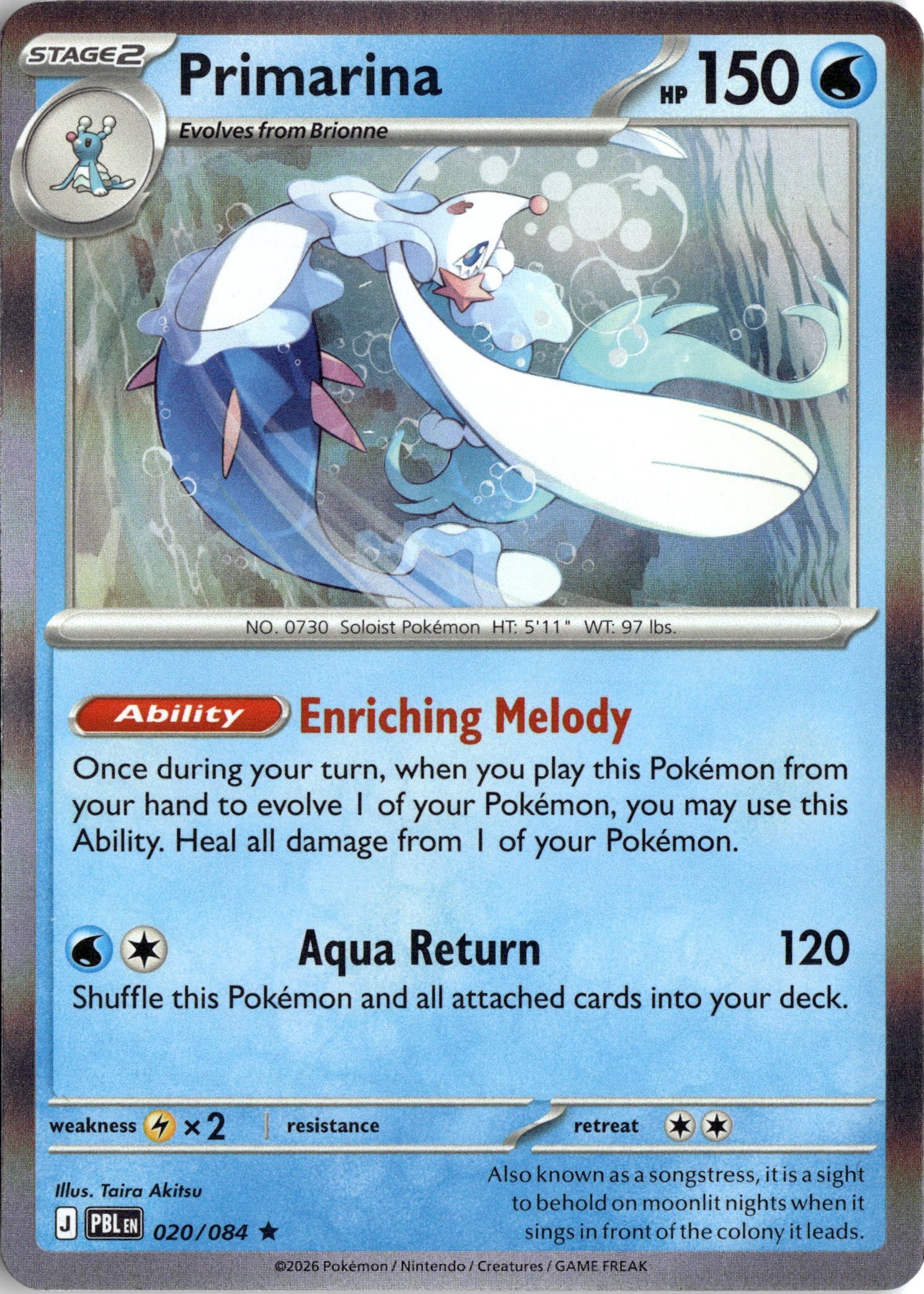 Primarina graded slab
