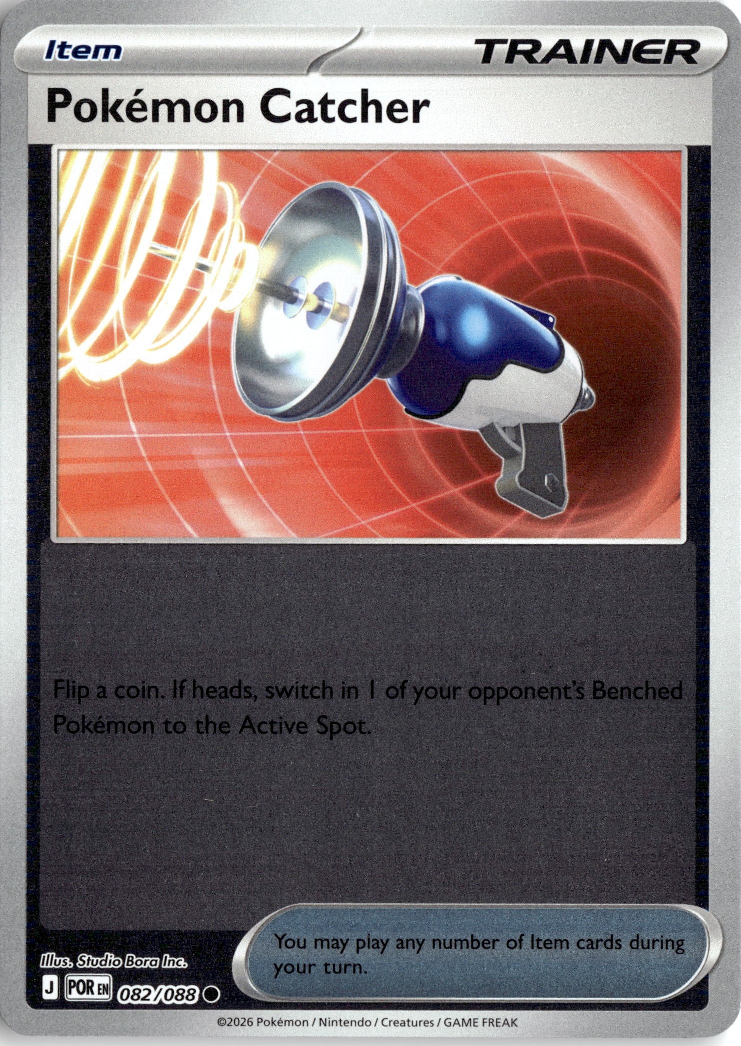 2026 Pokemon Por En Pokémon Catcher graded slab