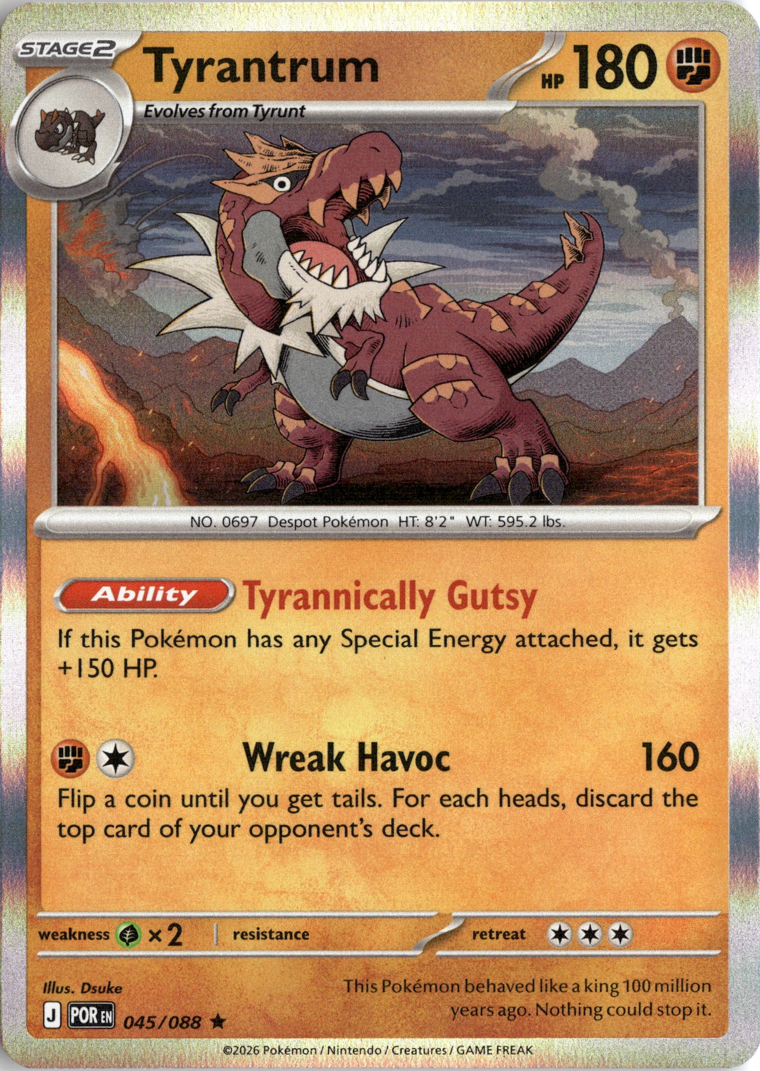 Tyrantrum graded slab