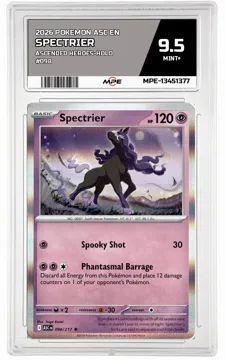 2026 POKEMON ASC EN Ascended Heroes-HOLO #098 Spectrier MPE 9.5 MINT+ — graded card up for auction