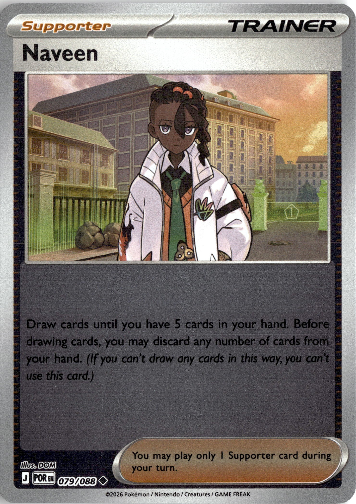 2026 Pokemon Por En Naveen graded slab