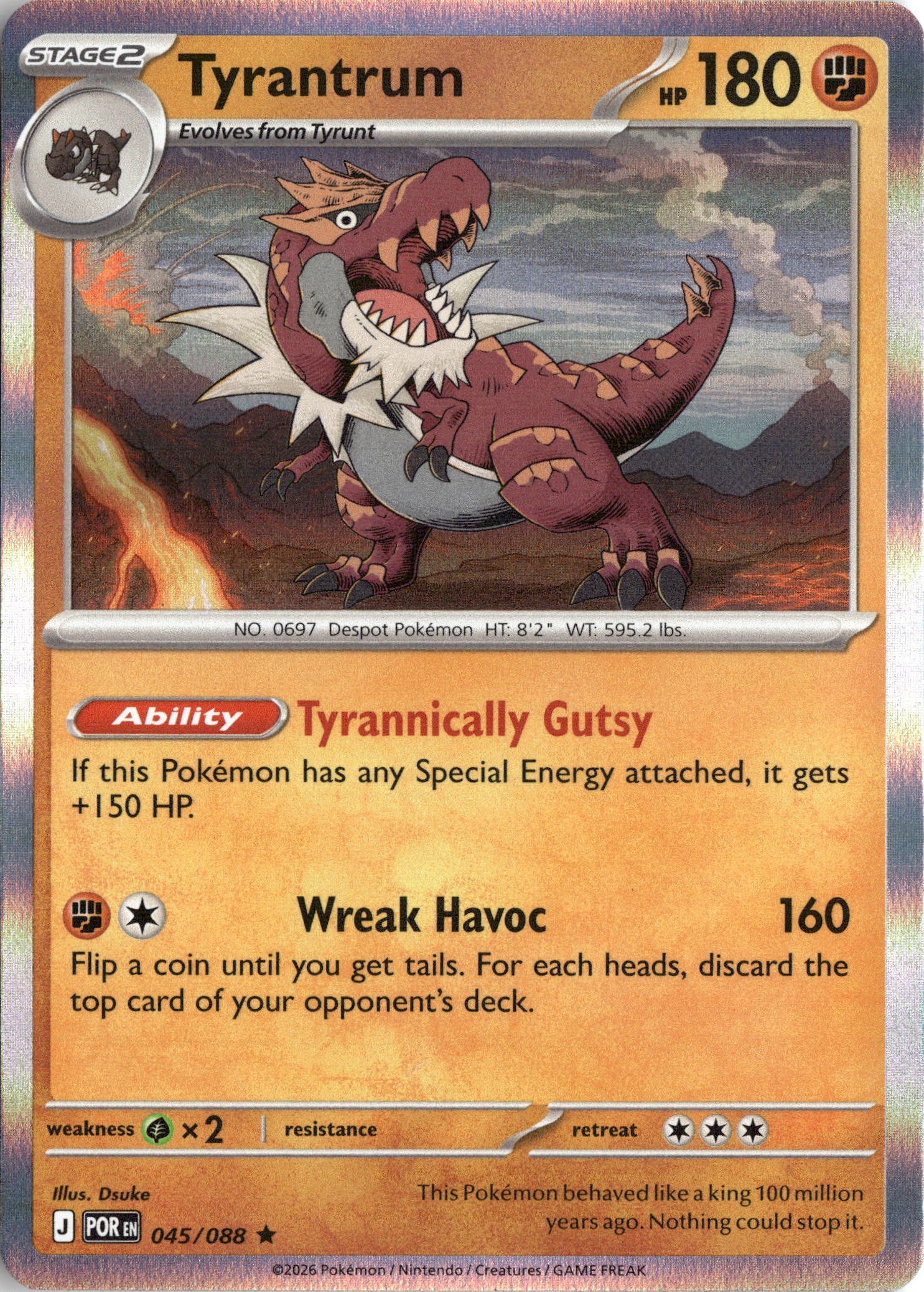 Tyrantrum graded slab