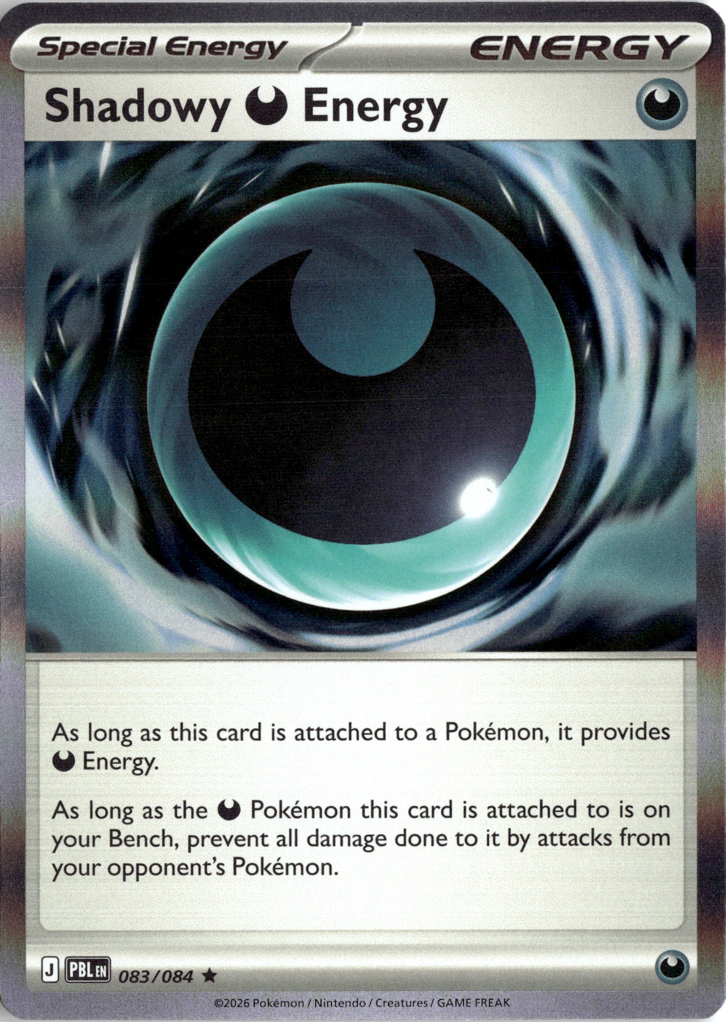 2026 Pokemon Pbl En Shadowy Energy graded slab