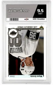 1993 UPPER DECK #99 WAYNE GRETZKY MPE 9.5 MINT+ — graded card up for auction