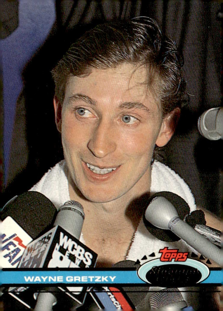 1991 Topps Stadium Club Wayne Gretzky graded slab