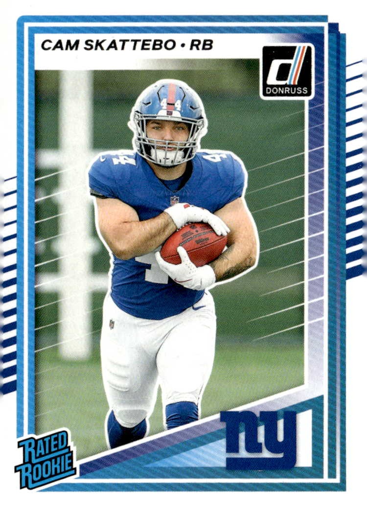 2025 Donruss Cam Skattebo graded slab