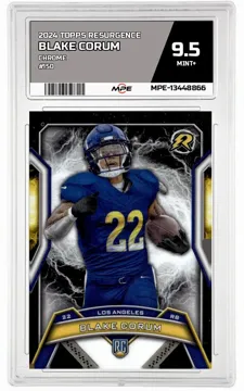 2024 TOPPS RESURGENCE CHROME #150 BLAKE CORUM MPE 9.5 MINT+ — graded card up for auction