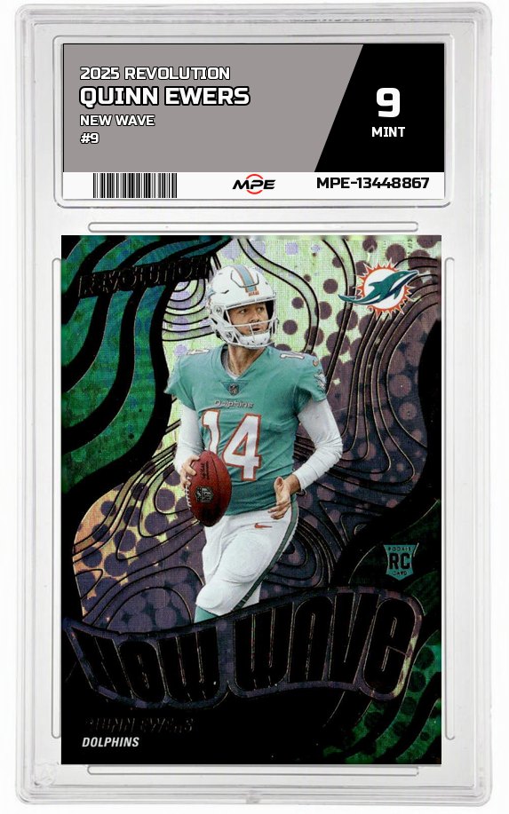 2025 REVOLUTION NEW WAVE #9 QUINN EWERS MPE 9 MINT — graded card auctioned from the MPE vault