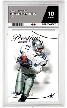 2023 PRESTIGE #80 DEION SANDERS MPE 10 GEM/MT — graded card up for auction