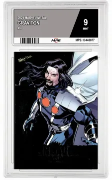 2024 MARVEL METAL #10 GRAVITON MPE 9 MINT — graded card up for auction