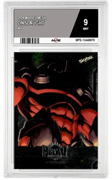 2024 MARVEL METAL #64 ONSLAUGHT MPE 9 MINT — graded card up for auction