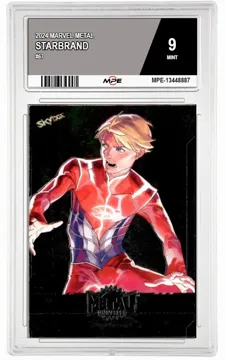 2024 MARVEL METAL #67 STARBRAND MPE 9 MINT — graded card up for auction