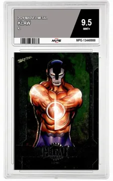 2024 MARVEL METAL #2 KLAW MPE 9.5 MINT+ — graded card up for auction