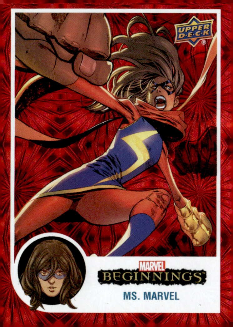 2022 Upper Deck Marvel Ms. Marvel graded slab