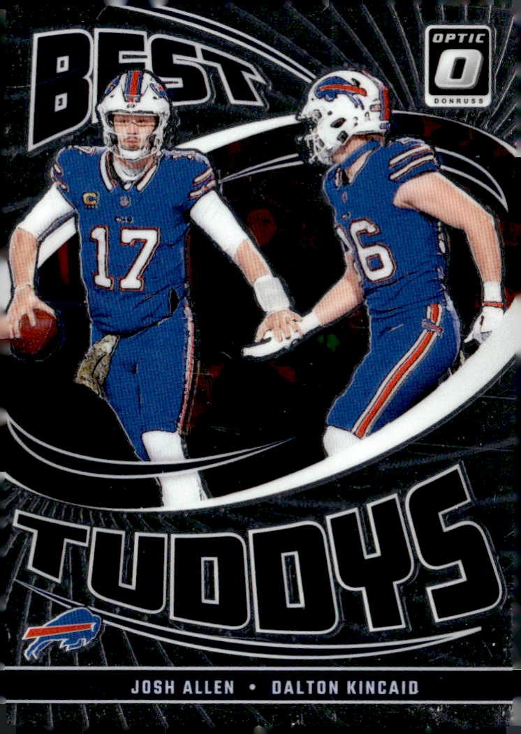 2024 Donruss Optic Josh Allen / Dalton Kincaid graded slab