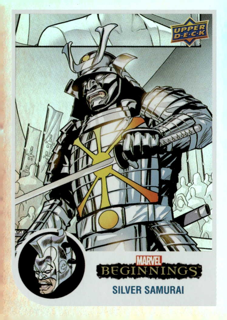 2022 Marvel Beginnings Silver Samurai graded slab