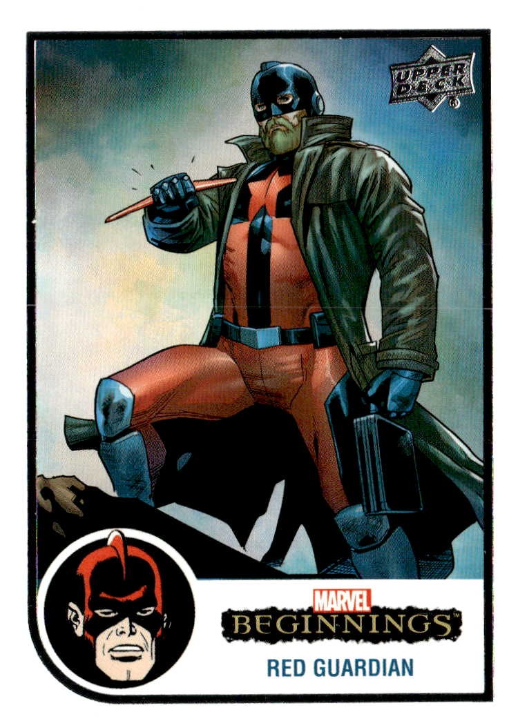 2022 Marvel Beginnings Red Guardian graded slab