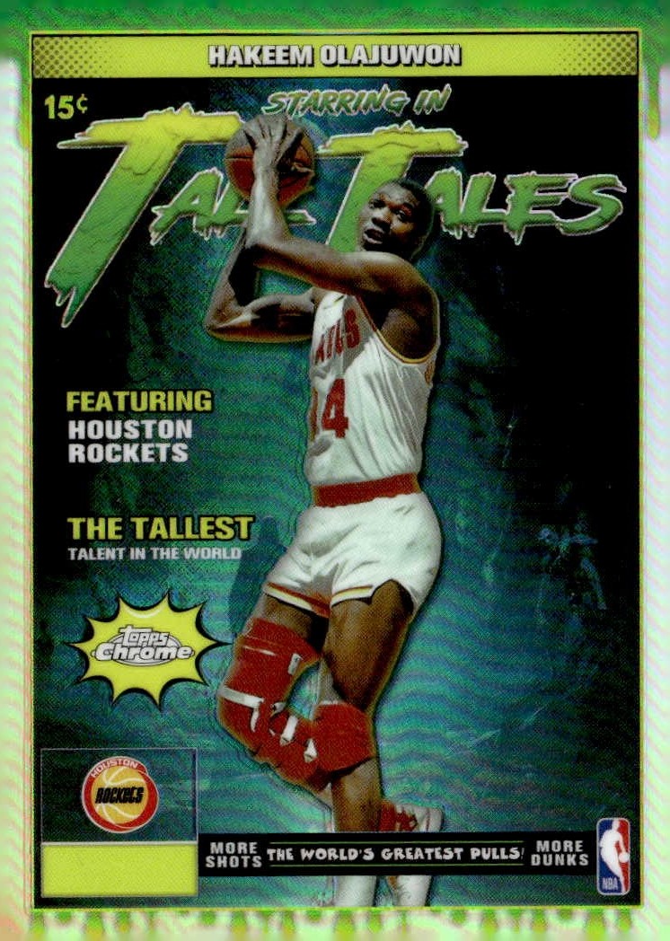 2025 Topps Chrome Hakeem Olajuwon graded slab