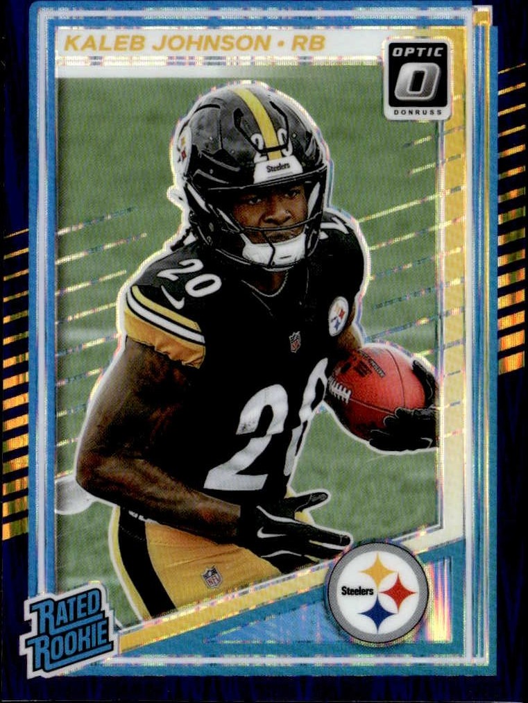 2025 Donruss Optic Kaleb Johnson graded slab