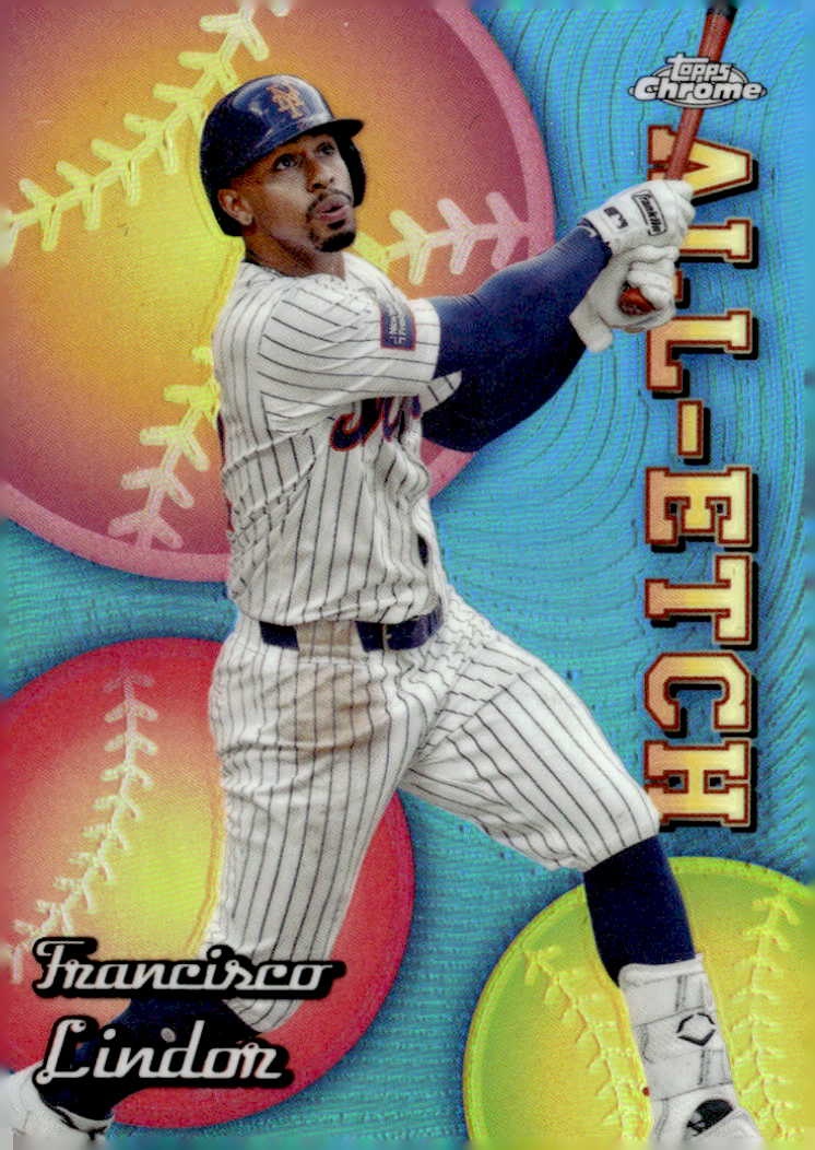 2024 Topps Chrome Francisco Lindor graded slab
