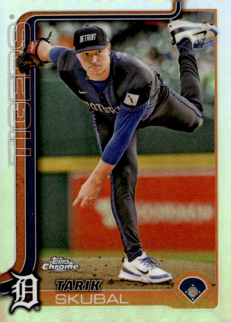 2025 Topps Chrome Tarik Skubal graded slab