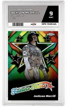 2025 TOPPS CHROME FUTURE STARS #FS-3 JACKSON MERRILL MPE 9 MINT — graded card up for auction