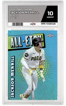 2025 TOPPS CHROME ALL ETCH #CAE-3 JACKSON MERRILL MPE 10 GEM/MT — graded card up for auction