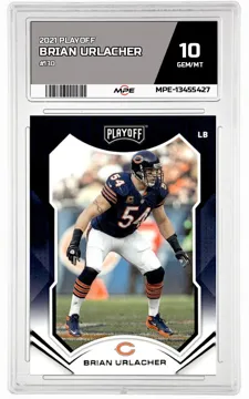 2021 PLAYOFF #130 BRIAN URLACHER MPE 10 GEM/MT — graded card up for auction