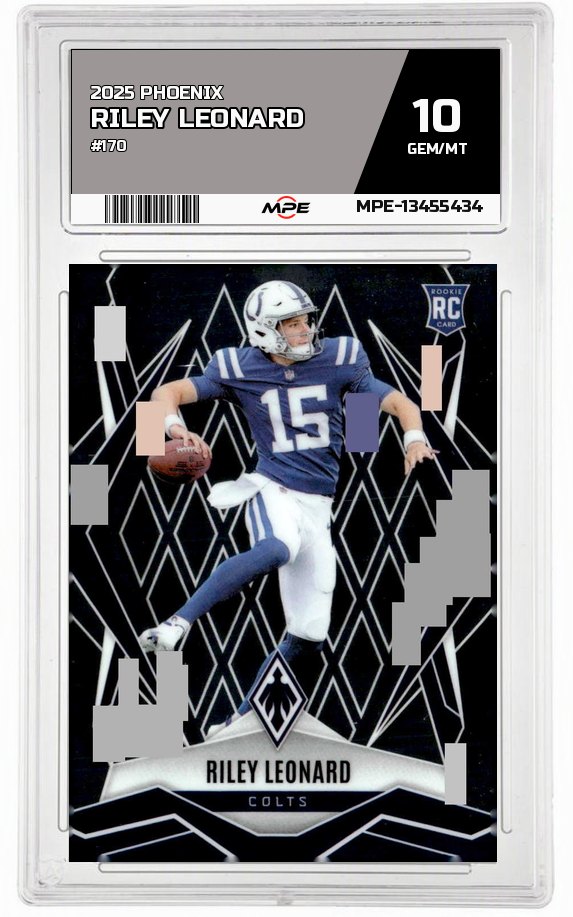 2025 PHOENIX #170 RILEY LEONARD MPE 10 GEM/MT — graded card auctioned from the MPE vault