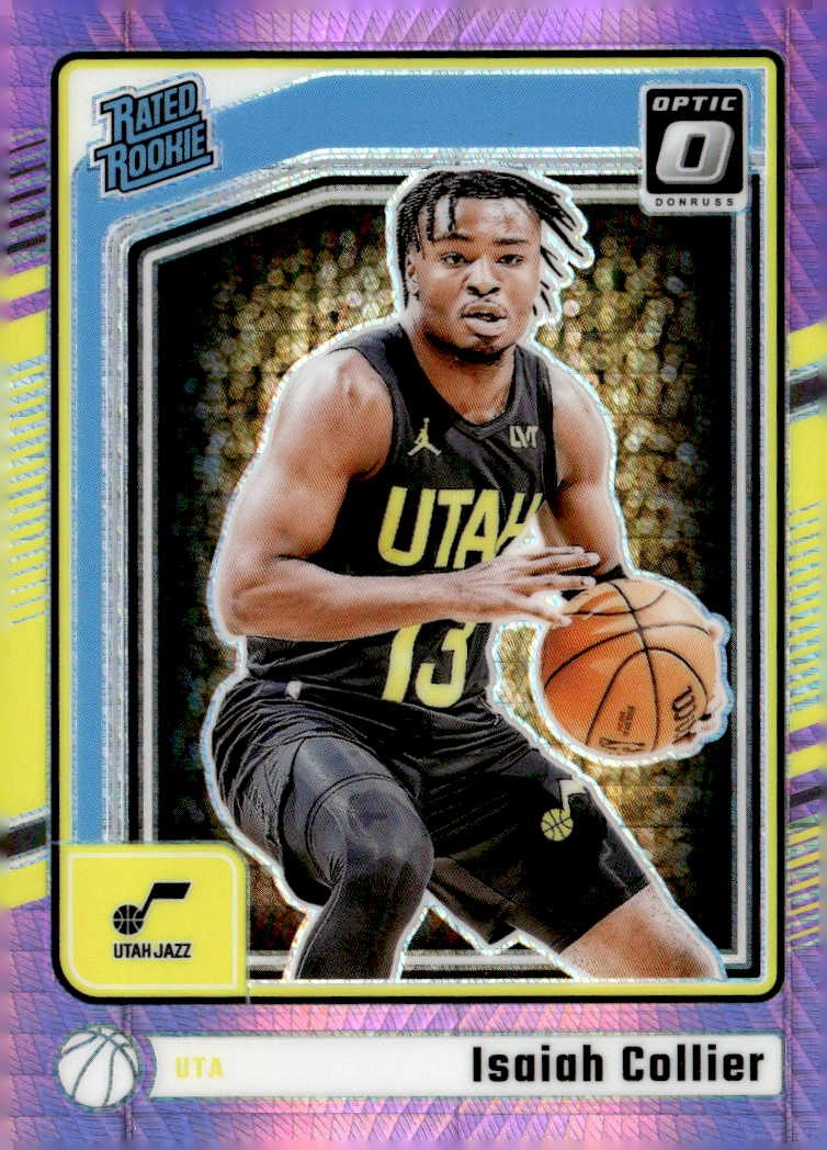 2025 Donruss Optic Isaiah Collier graded slab