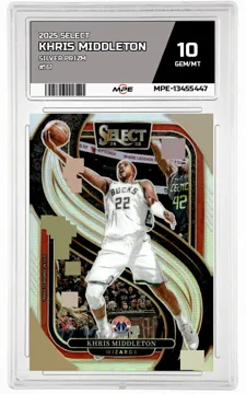 2025 SELECT SILVER PRIZM #161 KHRIS MIDDLETON MPE 10 GEM/MT — graded card up for auction
