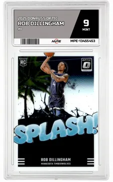 2025 DONRUSS OPTIC #8 ROB DILLINGHAM MPE 9 MINT — graded card up for auction