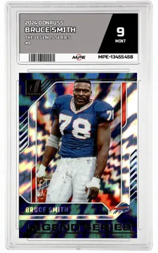 2024 DONRUSS THE LEGENDS SERIES #8 BRUCE SMITH MPE 9 MINT — graded card up for auction