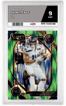 2024 SELECT /499 #251 DK METCALF MPE 9 MINT — graded card up for auction