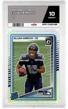 2025 DONRUSS OPTIC HOLO #317 ELIJAH ARROYO MPE 10 GEM/MT — graded card up for auction