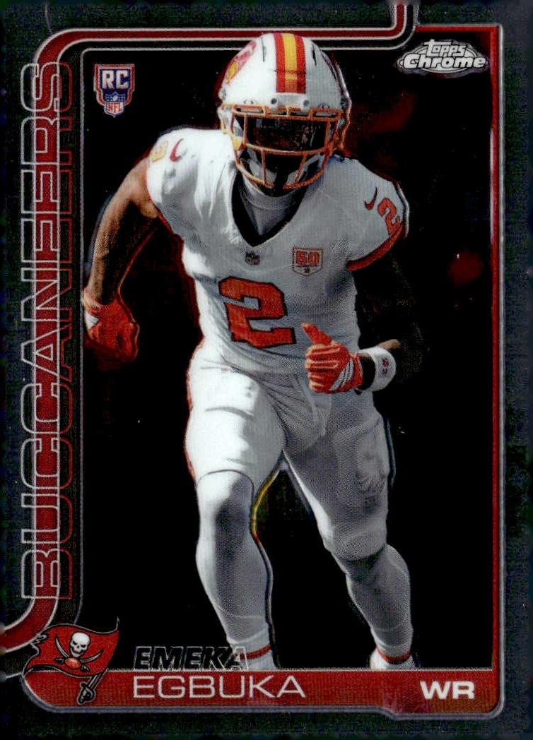 2025 Topps Chrome Emeka Egbuka graded slab