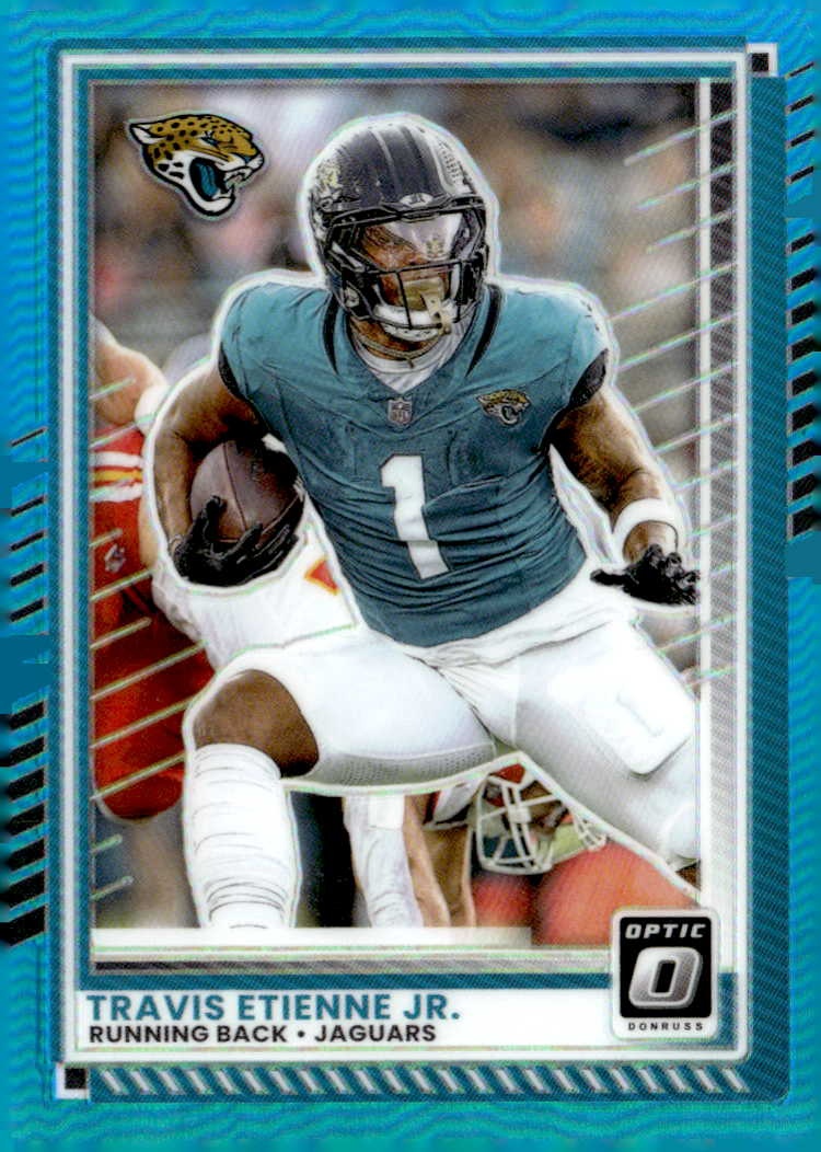 2025 Donruss Optic Travis Etienne Jr. graded slab