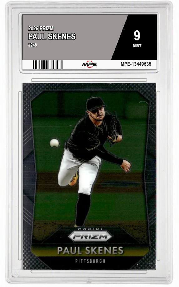 2026 PRIZM #248 PAUL SKENES MPE 9 MINT — graded card auctioned from the MPE vault