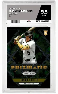 2026 PRIZM Prizmatic #3 KONNOR GRIFFIN MPE 9.5 MINT+ — graded card up for auction