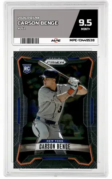 2026 PRIZM #262 CARSON BENGE MPE 9.5 MINT+ — graded card up for auction
