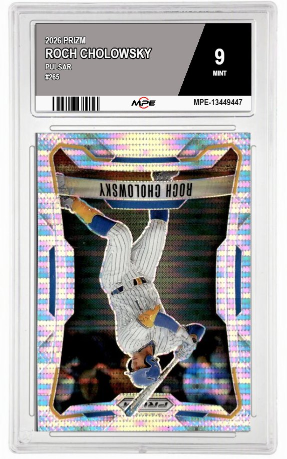2026 PRIZM PULSAR #265 ROCH CHOLOWSKY MPE 9 MINT — graded card auctioned from the MPE vault