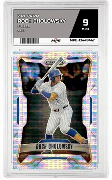 2026 PRIZM PULSAR #265 ROCH CHOLOWSKY MPE 9 MINT — graded card up for auction