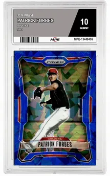 2026 PRIZM BLUE ICE #115 PATRICK FORBES MPE 10 GEM/MT — graded card up for auction
