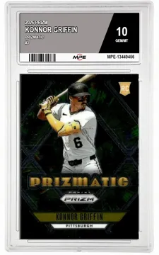 2026 PRIZM PRIZMATIC #3 KONNOR GRIFFIN MPE 10 GEM/MT — graded card up for auction
