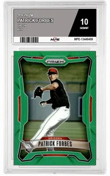 2026 PRIZM GREEN #115 PATRICK FORBES MPE 10 GEM/MT — graded card up for auction