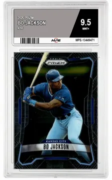2026 PRIZM #295 BO JACKSON MPE 9.5 MINT+ — graded card up for auction