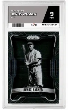 2026 PRIZM #255 HONUS WAGNER MPE 9 MINT — graded card up for auction