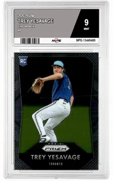 2026 PRIZM THROWBACK #9 TREY YESAVAGE MPE 9 MINT — graded card up for auction
