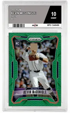2026 PRIZM GREEN #82 KEVIN MCGONIGLE MPE 10 GEM/MT — graded card up for auction